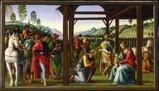 The Adoration of the Magi late 15th-early 16th century. Artist: Perugino