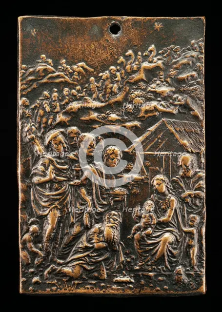 The Adoration of the Magi, late 15th - early 16th century. Creator: Moderno.