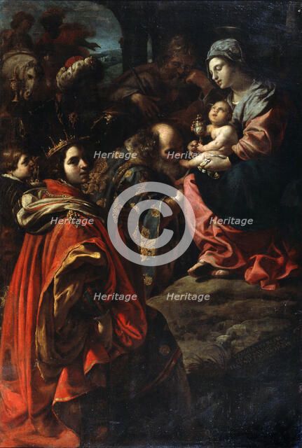 'The Adoration of the Magi', late 16th or 17th century. Artist: Rutilio di Lorenzo Manetti