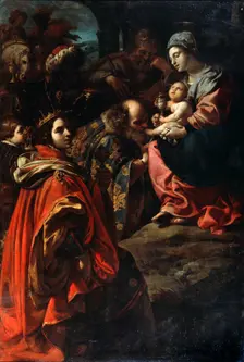 The Adoration of the Magi late 16th or 17th century. Artist: Rutilio di Lorenzo Manetti