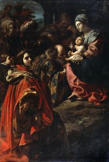 The Adoration of the Magi late 16th or 17th century. Artist: Rutilio di Lorenzo Manetti