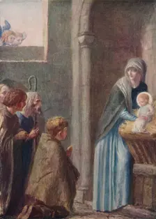 The Adoration of the Magi late 19th century, (1912). Artist: Robert Anning Bell