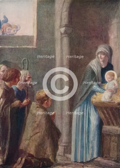 'The Adoration of the Magi', late 19th century, (1912). Artist: Robert Anning Bell.