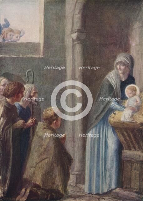 'The Adoration of the Magi', late 19th century, (1912). Artist: Robert Anning Bell.