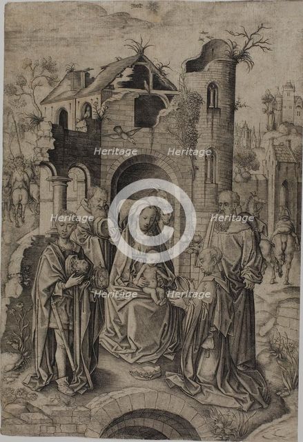 The Adoration of the Magi, n.d. Creator: Master IAM of Zwolle.