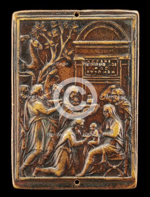 The Adoration of the Magi [obverse], c. 1530s. Creator: Valerio Belli.