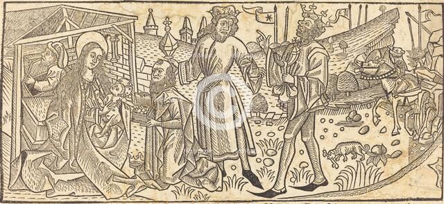 The Adoration of the Magi, probably 1486. Creator: Unknown.