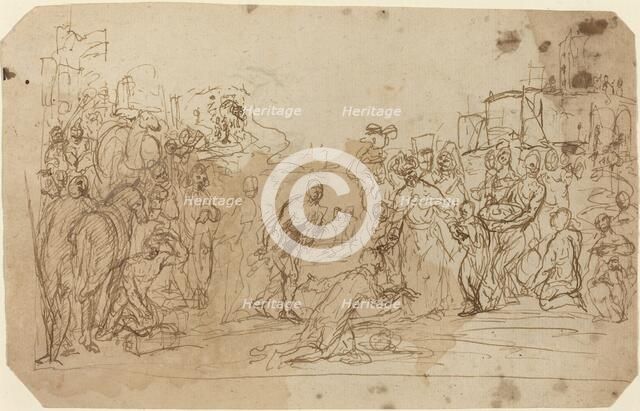 The Adoration of the Magi [recto]. Creator: Donato Creti.