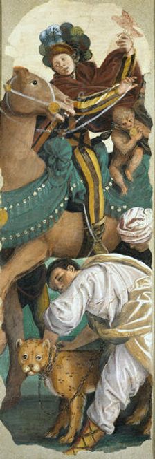 The Adoration of the Magi (Right panel), 1541-1542. Creator: Ferrari, Gaudenzio (ca 1477-1546)