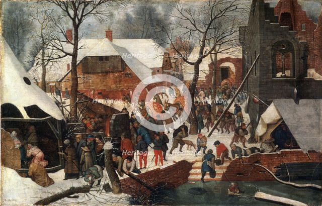 'The Adoration of the Magi', second half of the 16th century.  Artist: Pieter Brueghel the Younger