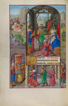 The Adoration of the Magi; Spinola Hours, about 1510-1520. Creator: Master of James IV of Scotland