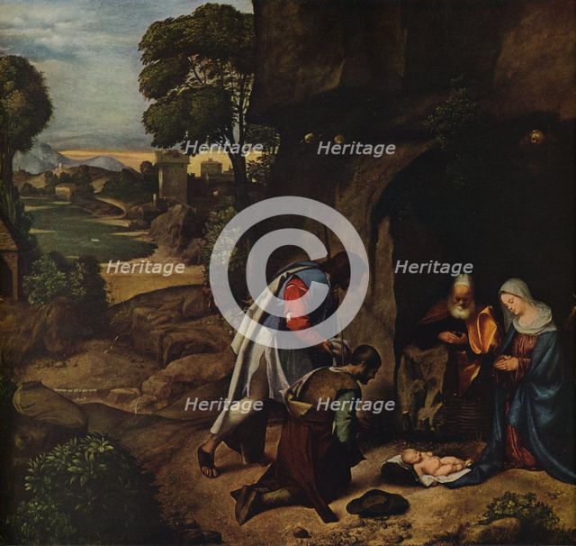 'The Adoration of the Shepherds', 1505-1510. Artist: Giorgione.