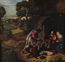 The Adoration of the Shepherds 1505-1510. Artist: Giorgione