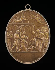 The Adoration of the Shepherds, 1530s. Creator: Valerio Belli
