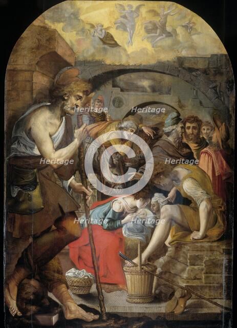 The Adoration of the Shepherds, 1560-1572. Creator: Anthonie Blocklandt.