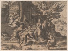 The Adoration of the Shepherds, 1569., 1569. Creator: Cornelis Cort
