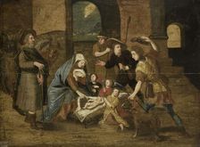 The Adoration of the Shepherds, 1580-1699. Creator: Unknown