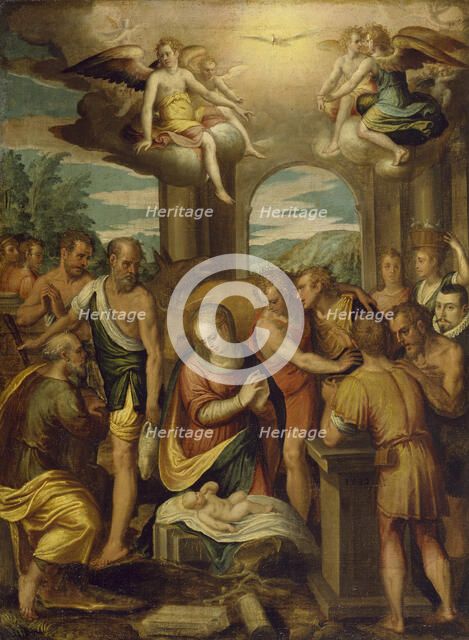 The Adoration of the Shepherds, 1582. Creator: Bernardo Castello.