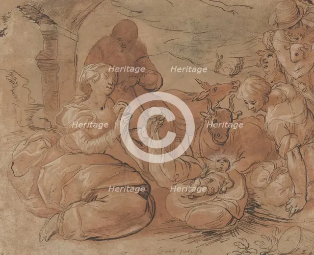 The Adoration of the Shepherds, 1599. Creator: Gerrit Pietersz Sweelink.