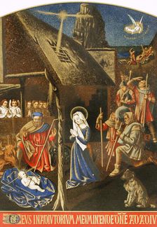 The Adoration of the Shepherds, 15th century, (1877). Creator: Unknown