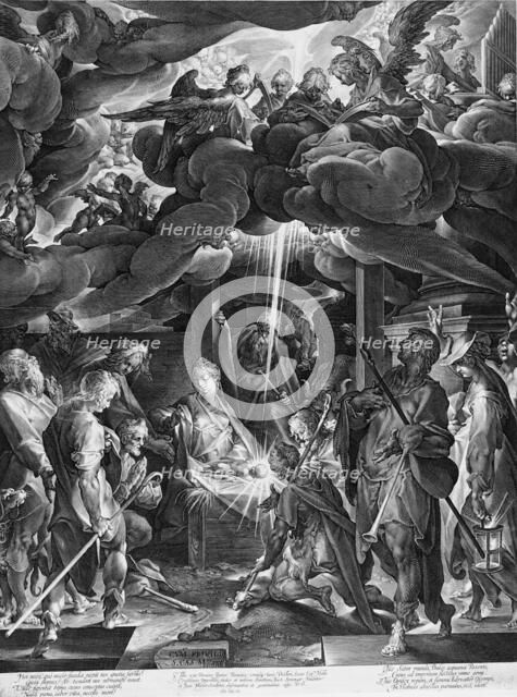 The Adoration of the Shepherds, 1606. Creator: Jan Muller.