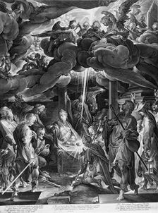The Adoration of the Shepherds, 1606. Creator: Jan Muller