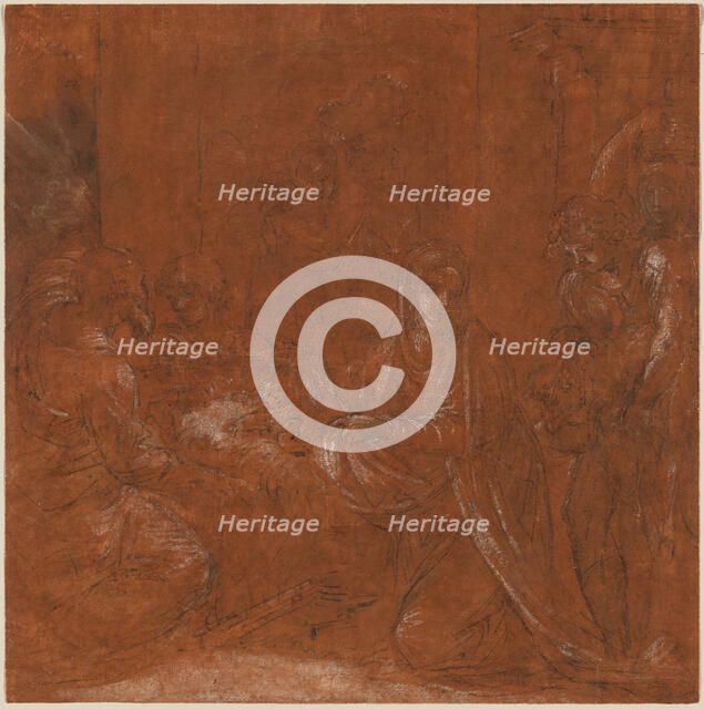 The Adoration of the Shepherds, 1611/12. Creator: Lodovico Carracci.