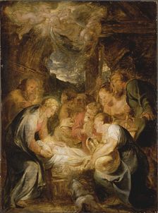 The Adoration of the Shepherds, 1615-1616. Creator: Rubens, Pieter Paul (1577-1640)