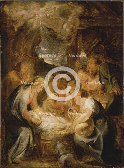 The Adoration of the Shepherds, 1615-1616. Creator: Rubens, Pieter Paul (1577-1640).