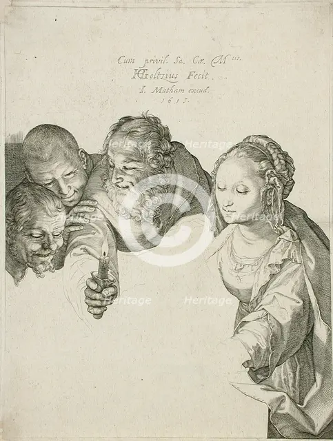 The Adoration of the Shepherds, 1615. Creator: Hendrik Goltzius.