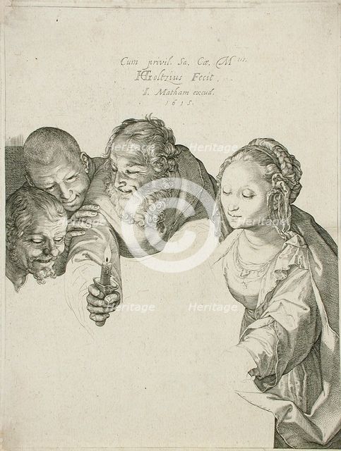 The Adoration of the Shepherds, 1615. Creator: Hendrik Goltzius.