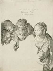 The Adoration of the Shepherds, 1615. Creator: Hendrik Goltzius