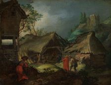 The Adoration of the Shepherds, 1628. Creator: Abraham Bloemaert