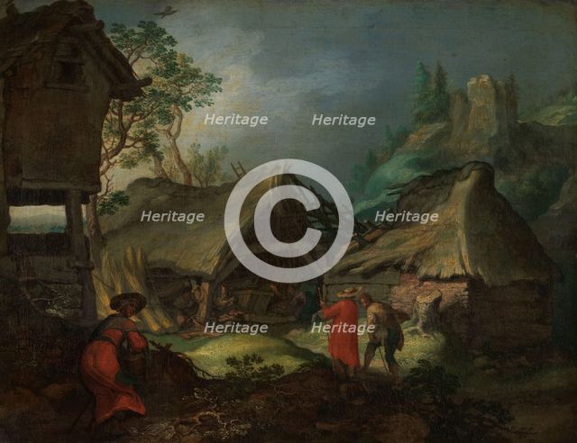 The Adoration of the Shepherds, 1628. Creator: Abraham Bloemaert.