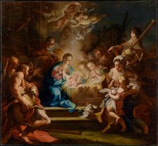 The Adoration of the Shepherds, 1720. Creator: Sebastiano Conca