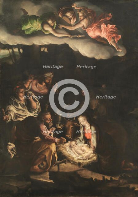 The Adoration of the Shepherds.