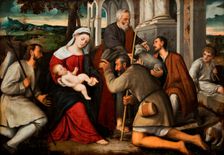 The Adoration of the Shepherds, n.d., c1510-1550. Creator: Bonifacio de Pitati