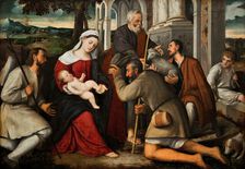 The Adoration of the Shepherds, n.d., c1510-1550. Creator: Bonifacio de Pitati