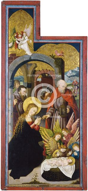 The Adoration of the Shepherds. Artist: Swabian master (active ca. 1500)