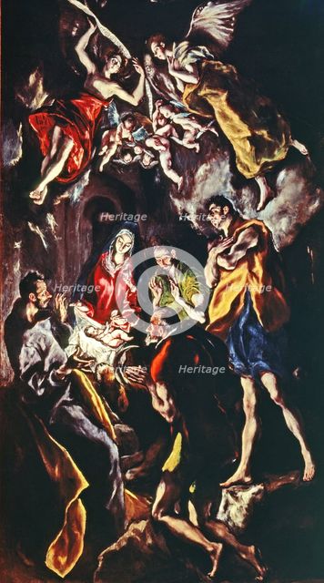  'The Adoration of the Shepherds', by El Greco.