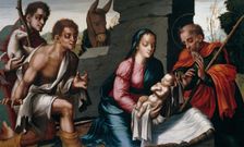 The Adoration of the Shepherds, between c1565 and c1570. Creator: Luis de Morales
