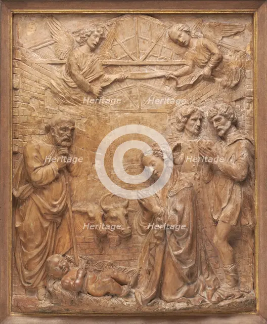 The Adoration of the Shepherds, c. 1475/1485. Creator: Francesco di Simone Ferrucci.