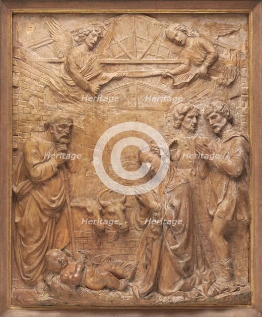 The Adoration of the Shepherds, c. 1475/1485. Creator: Francesco di Simone Ferrucci.