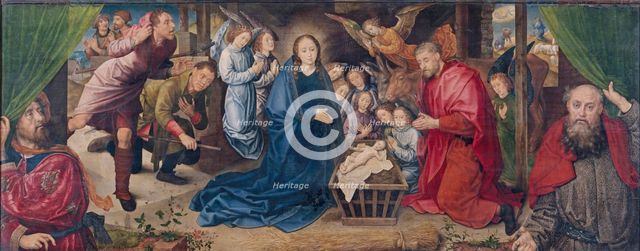 The Adoration of the Shepherds, c. 1480. Artist: Goes, Hugo, van der (1435-1482)