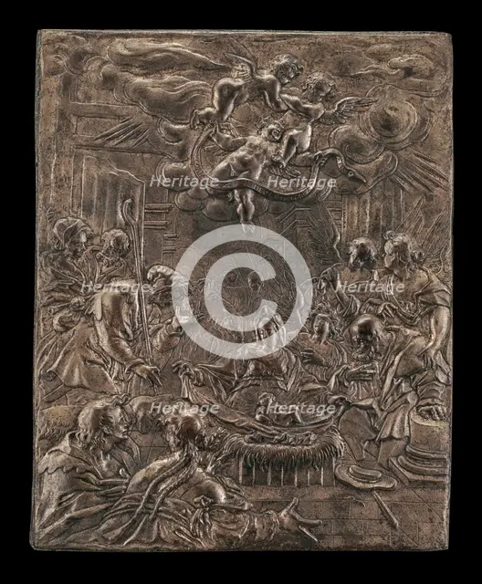 The Adoration of the Shepherds, c. 1590/1600. Creator: Paulus van Vianen.