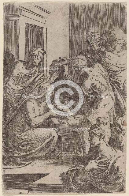 The Adoration of the Shepherds, c. 1527. Creator: Parmigianino.