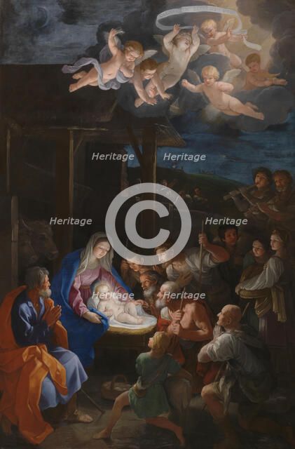 The Adoration of the Shepherds , c. 1640. Creator: Reni, Guido (1575-1642).