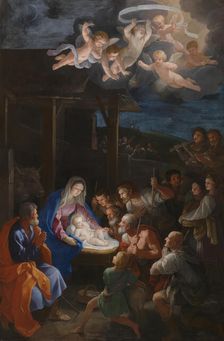 The Adoration of the Shepherds , c. 1640. Creator: Reni, Guido (1575-1642)