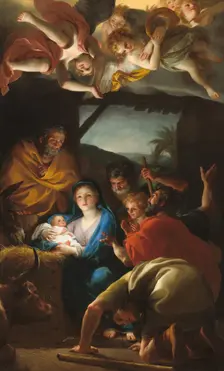 The Adoration of the Shepherds, c. 1764/1765. Creator: Anton Raphael Mengs