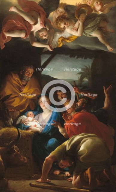 The Adoration of the Shepherds, c. 1764/1765. Creator: Anton Raphael Mengs.
